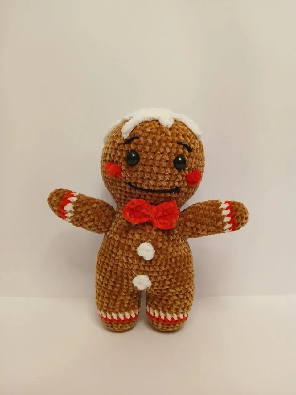 Boneco de gengibre em croche. — изображение 8