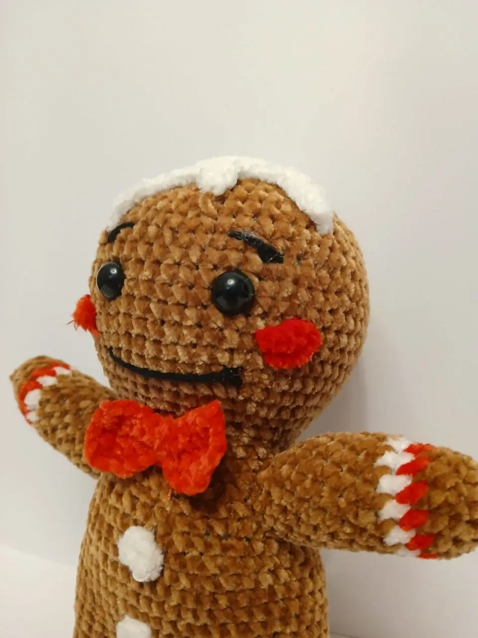 Boneco de gengibre em croche. — изображение 3