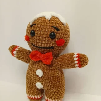 Boneco de gengibre em croche.